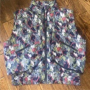 FREE PEOPLE $118 FP MOVEMENT Women's Off The Grid Printed  VEST JACKET